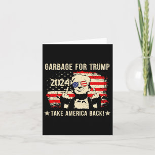Cartão Nós Não Somos Garbyge Votetrump 2024 Trump Support