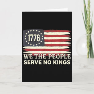 Cartão Nós O Povo 1776 Bandeira Americana Servir Nenhum R