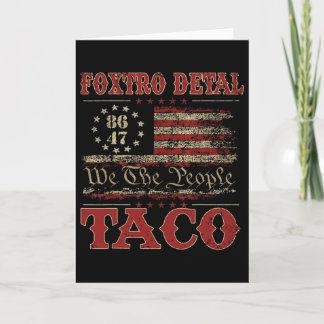 Cartão Nós Povo Taco Foxtrot Delta Taco 2