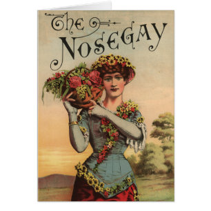 Cartão Nosegay - 1900