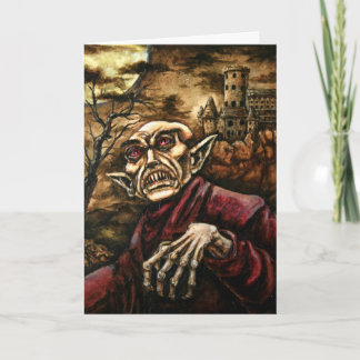 Cartão Nosferatu Halloween