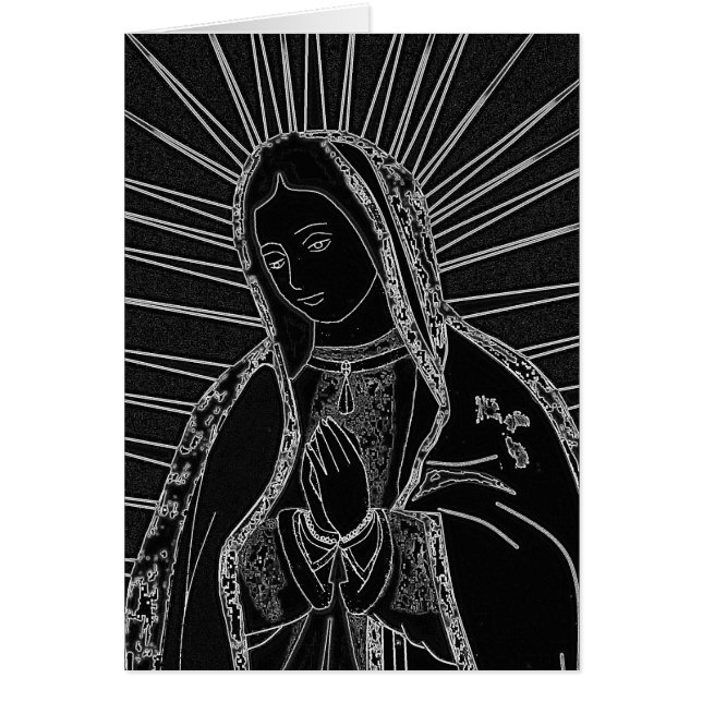 Cartão nossa dama de guadalupe (Frente)