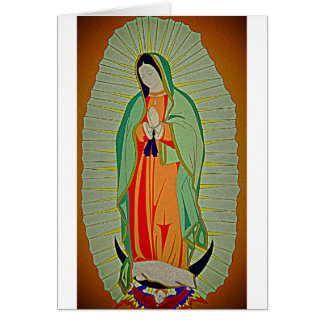 Cartão nossa dama de guadalupe