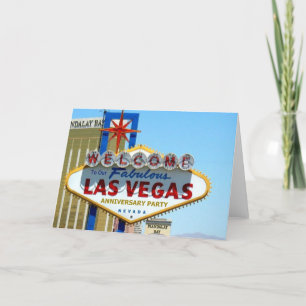 Cartão Nossa Fabulosa Carta de Aniversário de Las Vegas