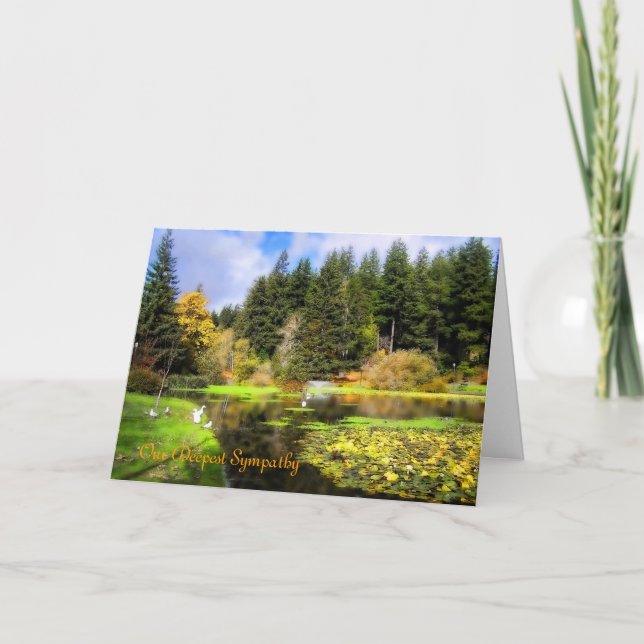 Cartão Nossa mais profunda simpatia (Frente)