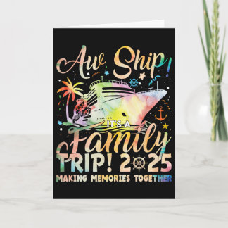 Cartão Nossa Que É Uma Viagem Em Família 2025 Roupas De F