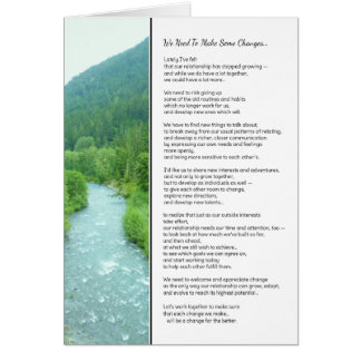 Cartão Nossa Relação Parou De Crescer...