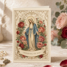 Nossa Senhora da Graça Rosas Vermelhas Saudação Ca