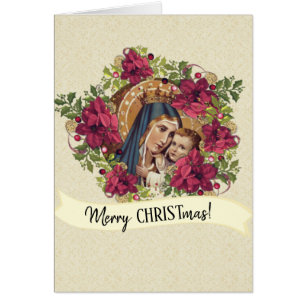 Cartão Nossa senhora da Virgem Maria Jesus de Monte