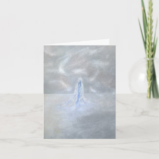 Cartão Nossa senhora das neves com poema