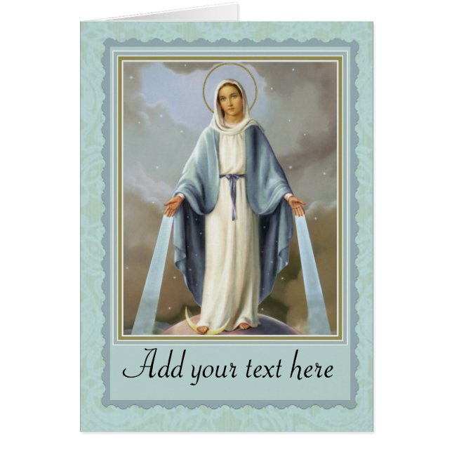 Cartão Nossa Senhora de Graça, Nossa Senhora de Graça (Frente)