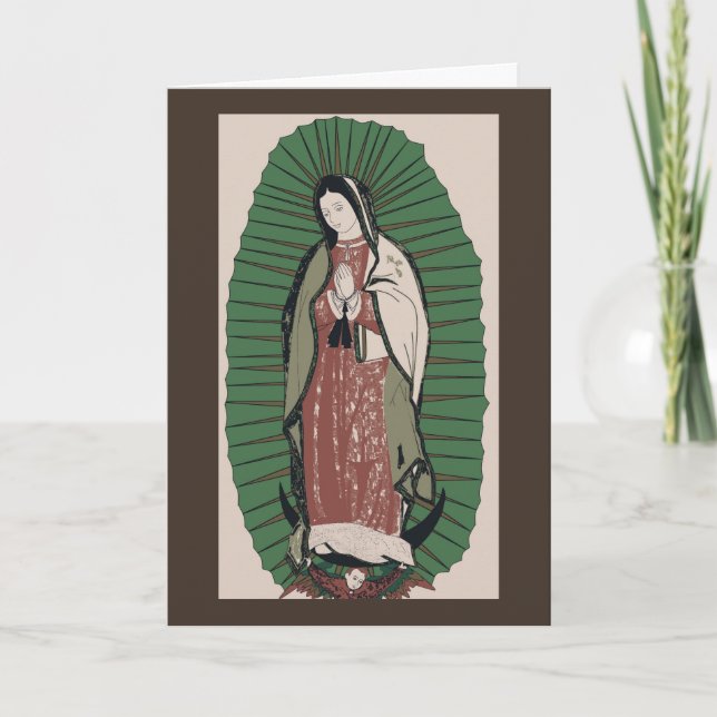 Cartão Nossa Senhora de Guadalupe (Frente)