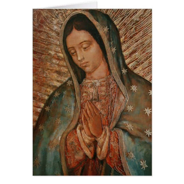 Cartão nossa senhora de guadalupe (Frente)