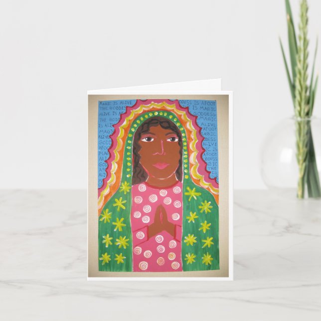 Cartão Nossa Senhora de Guadalupe (Frente)