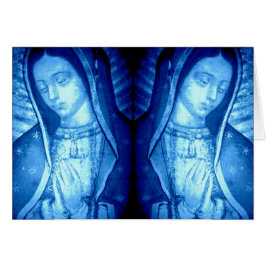 CARTÃO NOSSA SENHORA DE GUADALUPE AZUL