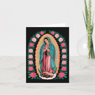Cartão Nossa Senhora De Guadalupe Canta Mary De Volta Imp