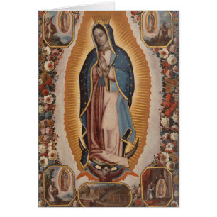 Cartão Nossa Senhora de Guadalupe Virgem Maria México