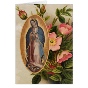 Cartão Nossa Senhora de Guadalupe Virgem Maria México