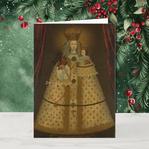 Cartão Nossa Senhora de Guapulo Selo de Natal Coordenado