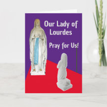Nossa Senhora de Lourdes Card