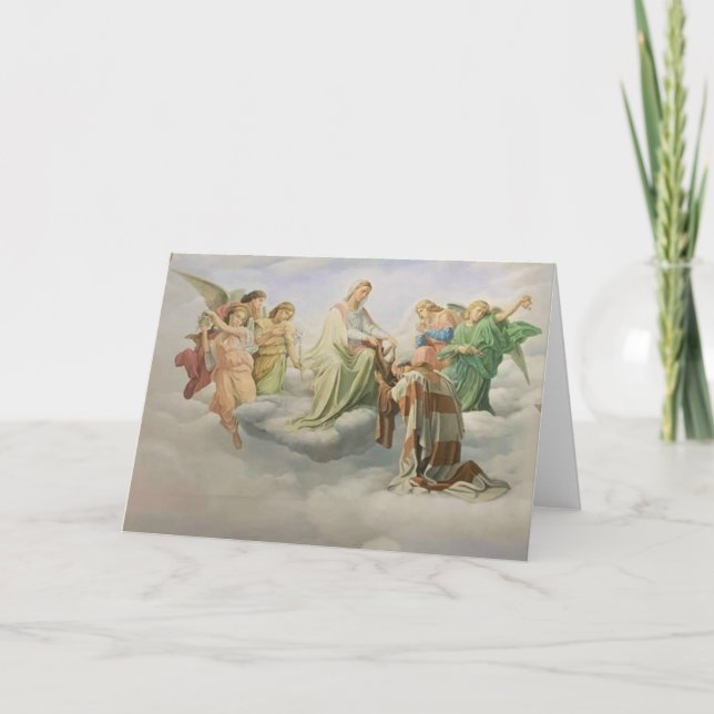 Cartão Nossa Senhora do Monte Carmel... a Carmelita Simon (Frente)