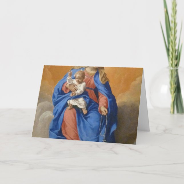 Cartão Nossa Senhora do Rosário (Frente)