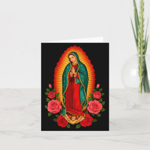 Cartão Nossa Senhora Virgem De Guadalupe Santa Virgem Mar