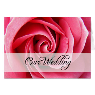 Cartão Nosso Casamento: Rosa Rosa Rosa Rosa Rosa: