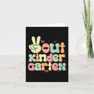 Cartão Nosso jardim de infância fofo e descolado último d