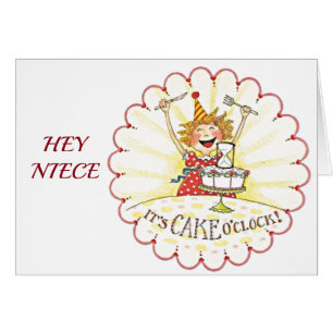 CARTÃO NOSSO PRIMEIRO ***NIECE*** É **21** ANIVERSÁRIO