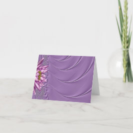 Cartão Nota/Cartão de saudação Lilac Líquido