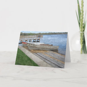 Cartão NOTA CARTÃO: Lago Harriet, "Boats"_ Card