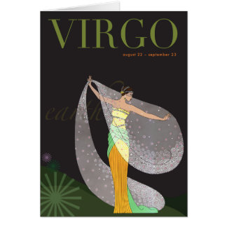 Cartão Nota de Virgo