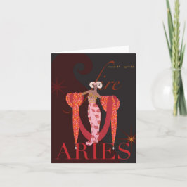 Cartão Nota do Aries