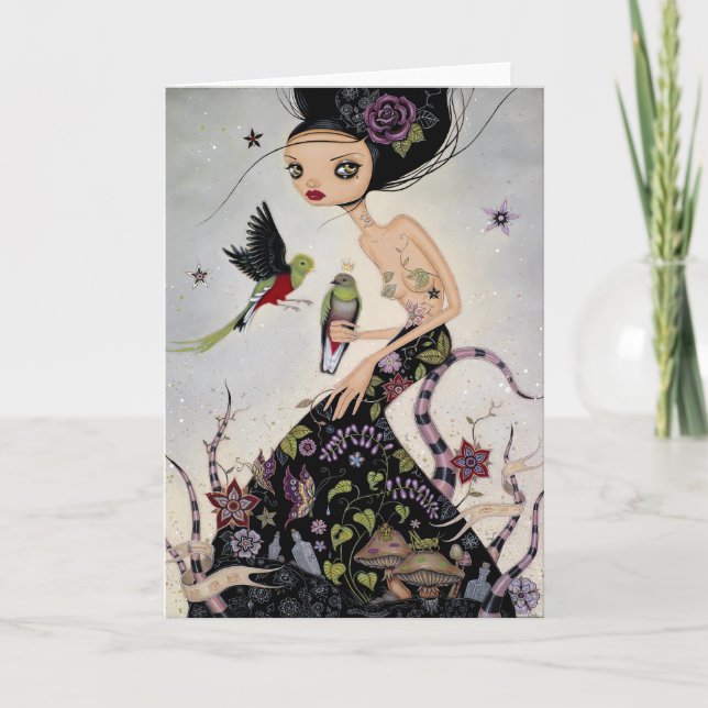 Cartão Nota dos quetzals (Frente)