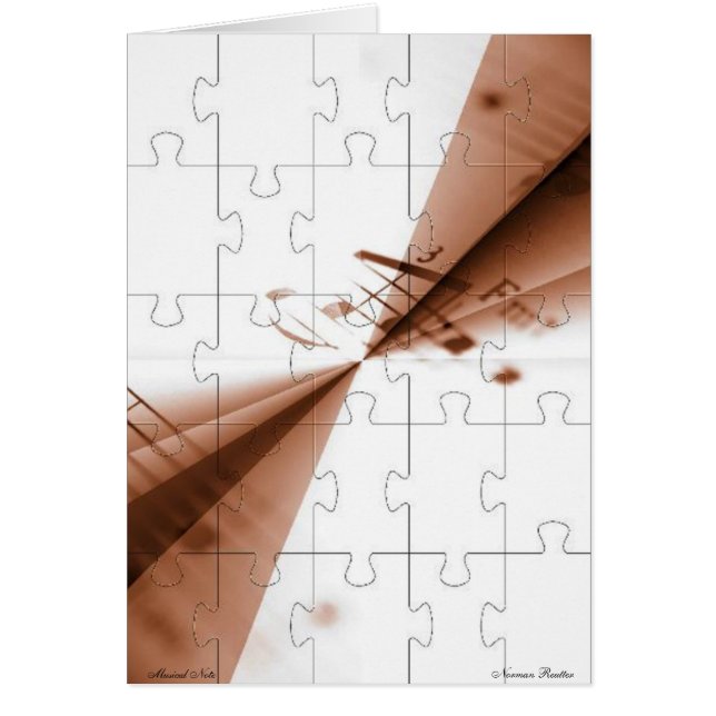 Cartão Nota Musical - Cartão- (Frente)