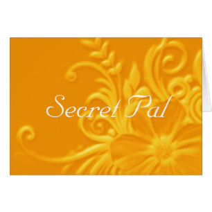 Cartão Nota secreta do amigo