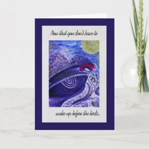 Cartão Nota sobre Parabéns de Baixa