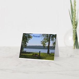 Cartão Note card Alabama Lake
