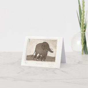 Cartão Note Card ELEPHAND