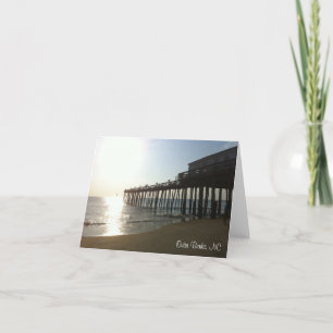 Cartão Note Card - Pier at Outer Banks, NC (OBX)