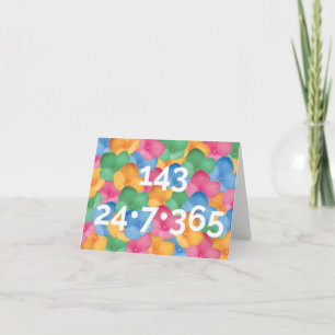 Cartão Notecard 143, Eu Te Amo