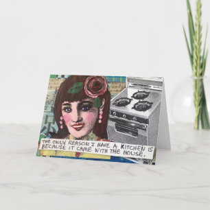 CARTÃO NOTECARD. A ÚNICA RAZÃO PELA QUAL TENHO UMA COZINH