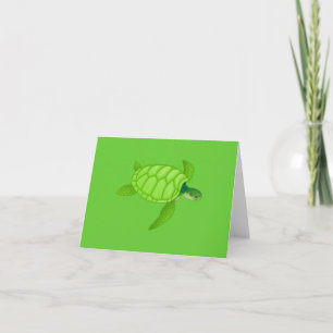 Cartão Notecard Apenas Para Kids-Turtle