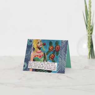 CARTÃO NOTECARD-AT THE END OF THE DAY