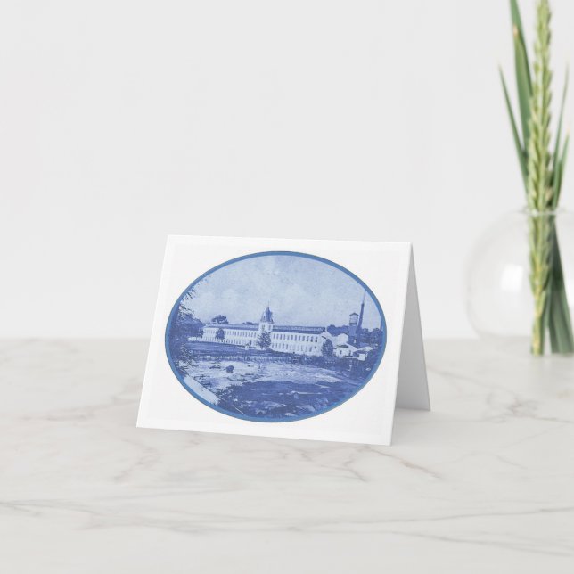 Cartão Notecard Azul Camperdown (Frente)