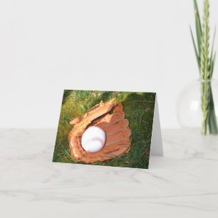 Cartão Notecard Baseball