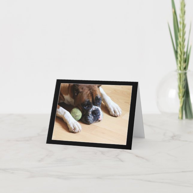 Cartão Notecard boxer (Frente)