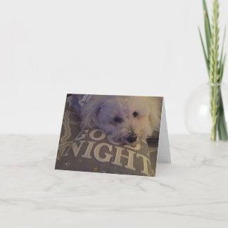 Cartão Notecard "Cão Cansado"