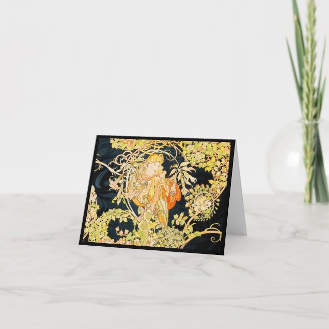 Cartão Notecard-Classic/Vintage-Mucha 20 (Frente)